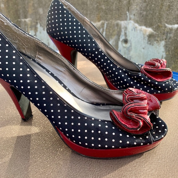 - Madden Girl Sz.8.5 pinup heels - Picture 4 of 8